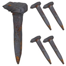 6pcs Replacement Railroad Spikes for Outdoor Craft Projects Easy Installation for Rail Tracks and Various Uses