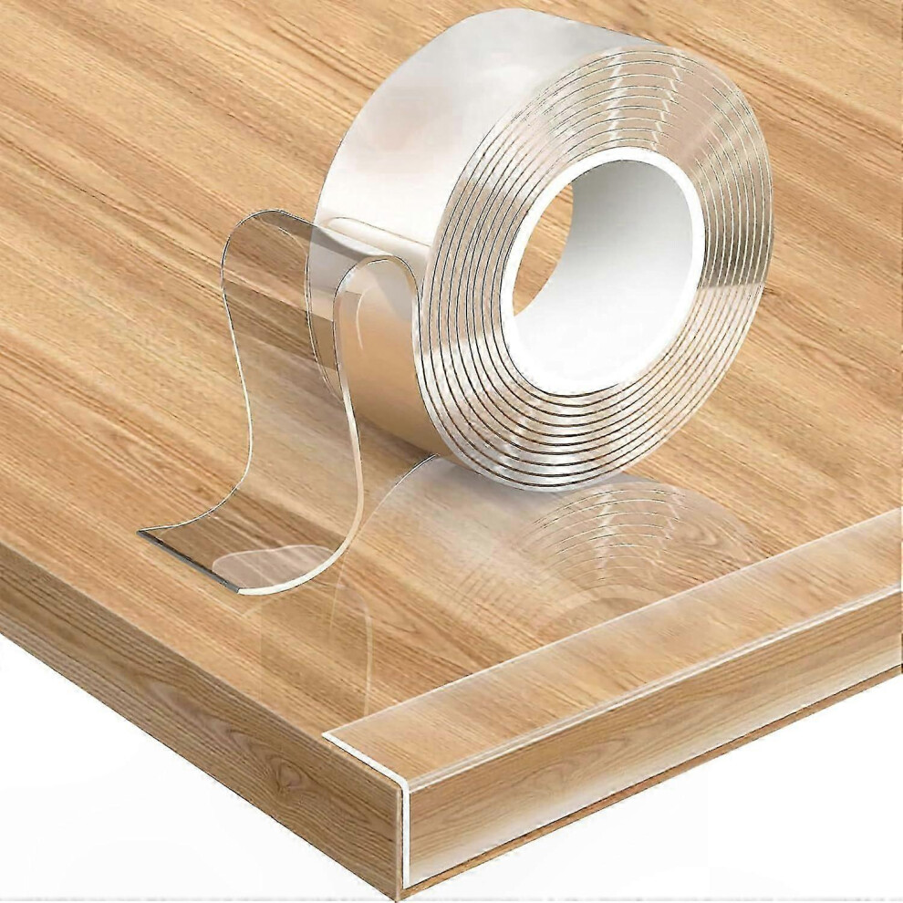Extra Strong 5m Clear Edge Protector Strip, 3cm Wide Transparent Corner Guard for Baby Proofing, Nano Tape for Home Safety