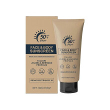 Moisturizing Sunscreen Lotion No White Formulated with Natural Ingredients for Melanin Skin 100g