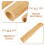 1 set holz güiro percussion-instrument mit rhythmus-stab 9
