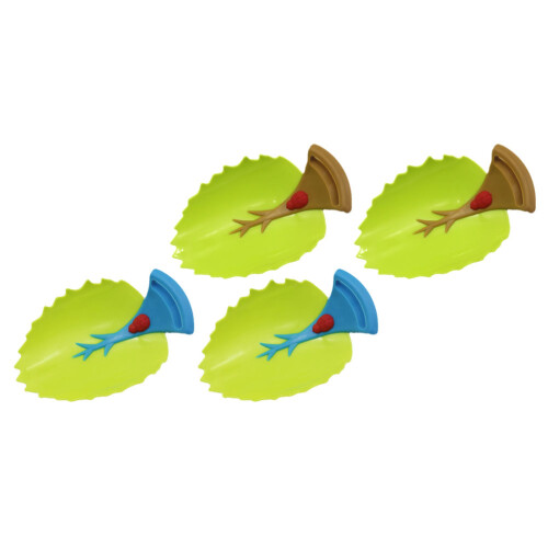 4 uitbreidingen kinderwaterkraan, gemengde kleuren