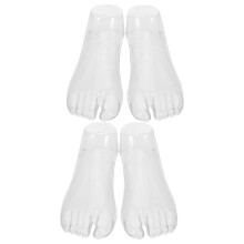 2 paar fußmodelleinsätze schuhsocken displayzubehör erwachsen
