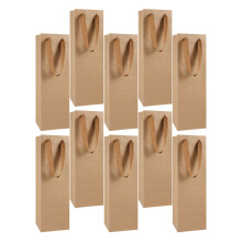 10 weinpapierbeutel aus kraftpapier für rotwein geschenkverpackung
