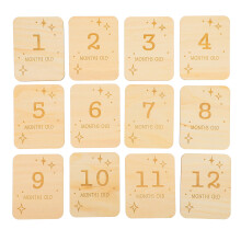 12 holz babys gedenkkarten foto-requisiten