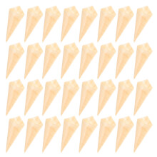 50 einweg holz häppchenhütchen eiswaffel becher party