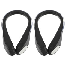 2 stück led-warnleuchten mit clip, bunt für schuhe, ideal für nachtläufe