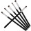 6 Augenbrauen- und Lidstrichpinsel, Make-up- 6