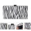 bolsa decorativa com listras de zebra para cosméticos 8