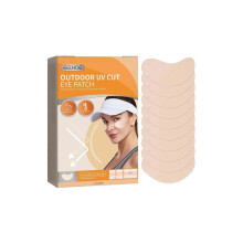 Outdoor Sunscreen Eye Patches 5 Pairs Per Box - Outdoor Activities Sunscreen, Reduce Freckles, And Green Tea, Moisturizing