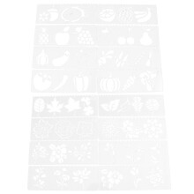 32 plástico para de flores, folhas e legumes, DIY