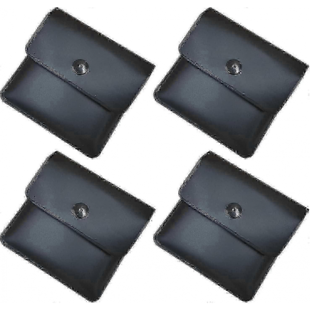 Portable Pocket Ashtray, Fireproof Odorless For Outdoor Travel, 4-Pack 9022594121887