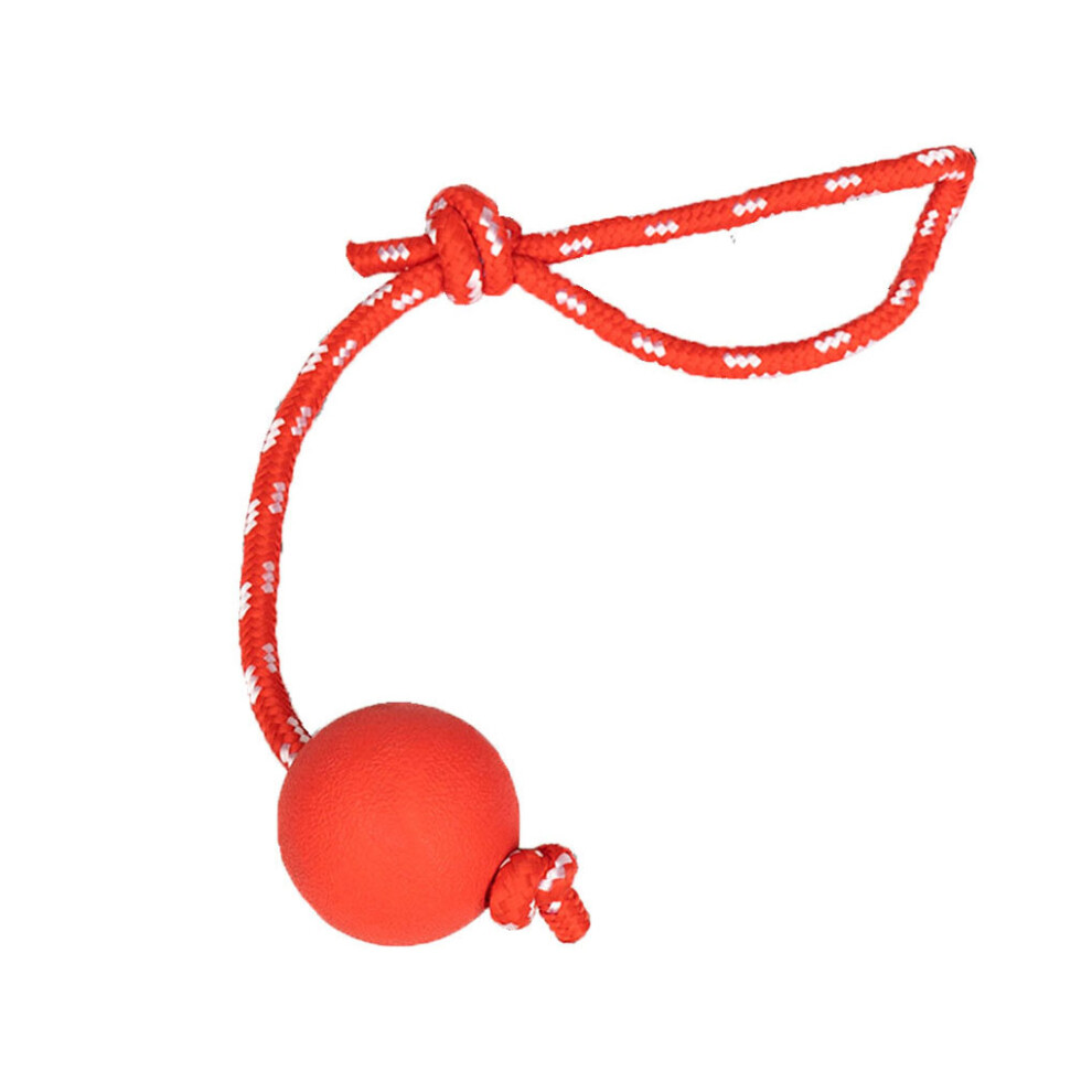 (Medium) Toy Ball Elastic Durable Bite Resistance Tug Balls Safe Soft Dog Toys-image-OPC-PKJYFYX-NEW