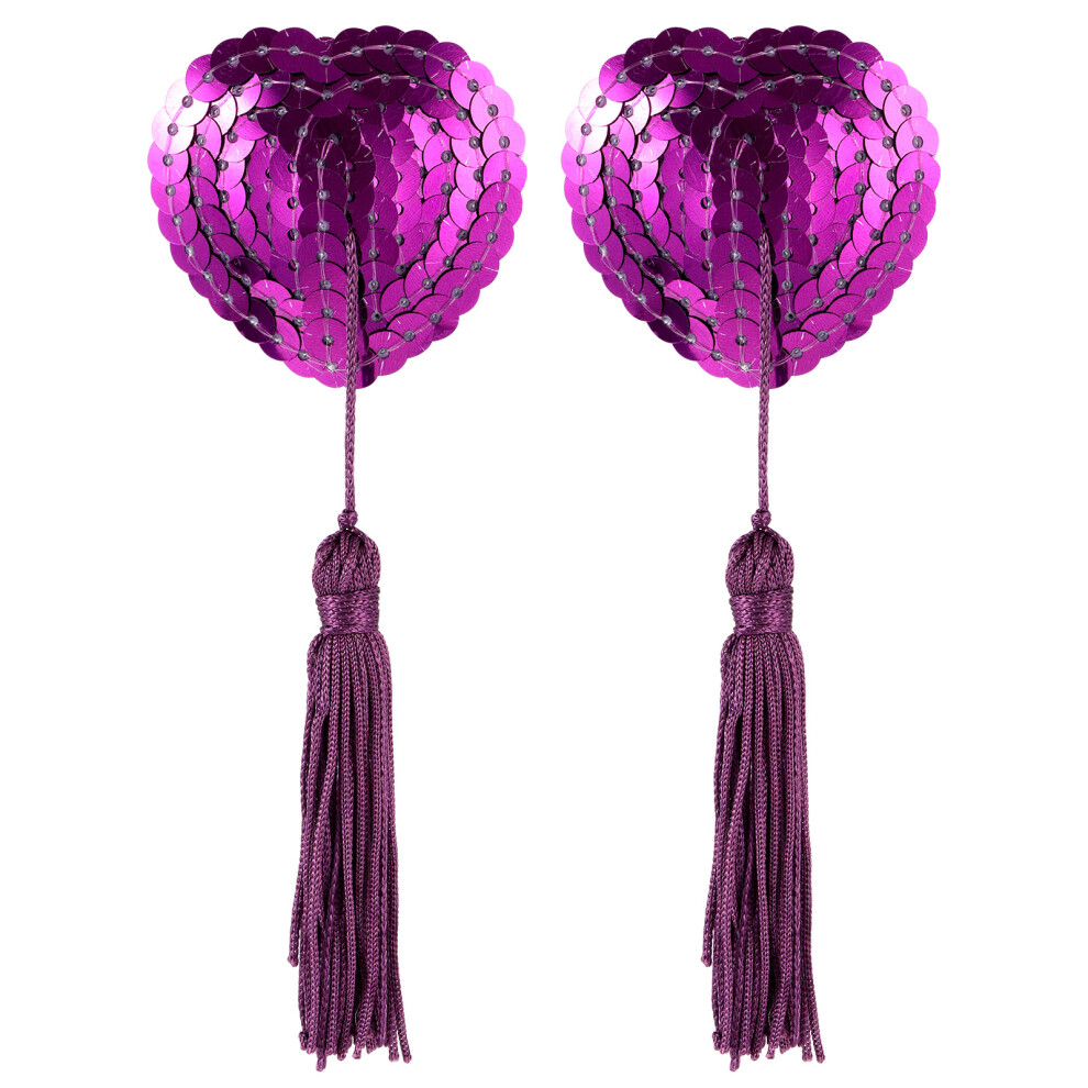 (Purple) Nipple Cover Heart Shape Nipples Sticker Smooth Breast Petals Wife-image-OPC-PKJYGHV-NEW