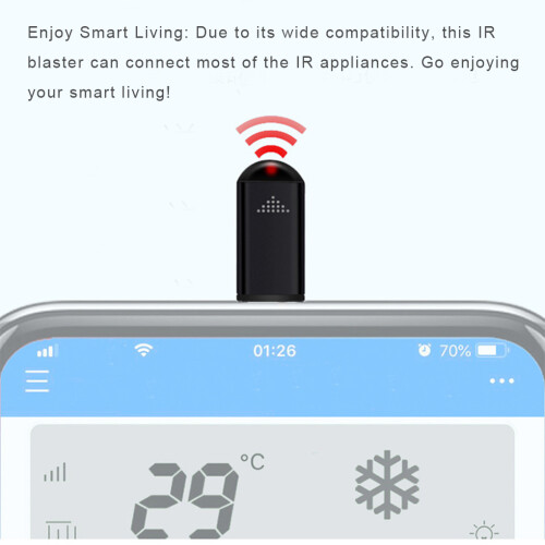 (Typec Interface) Remote Control Quickly Connect Infrared Blaster Air Conditioner IR 1