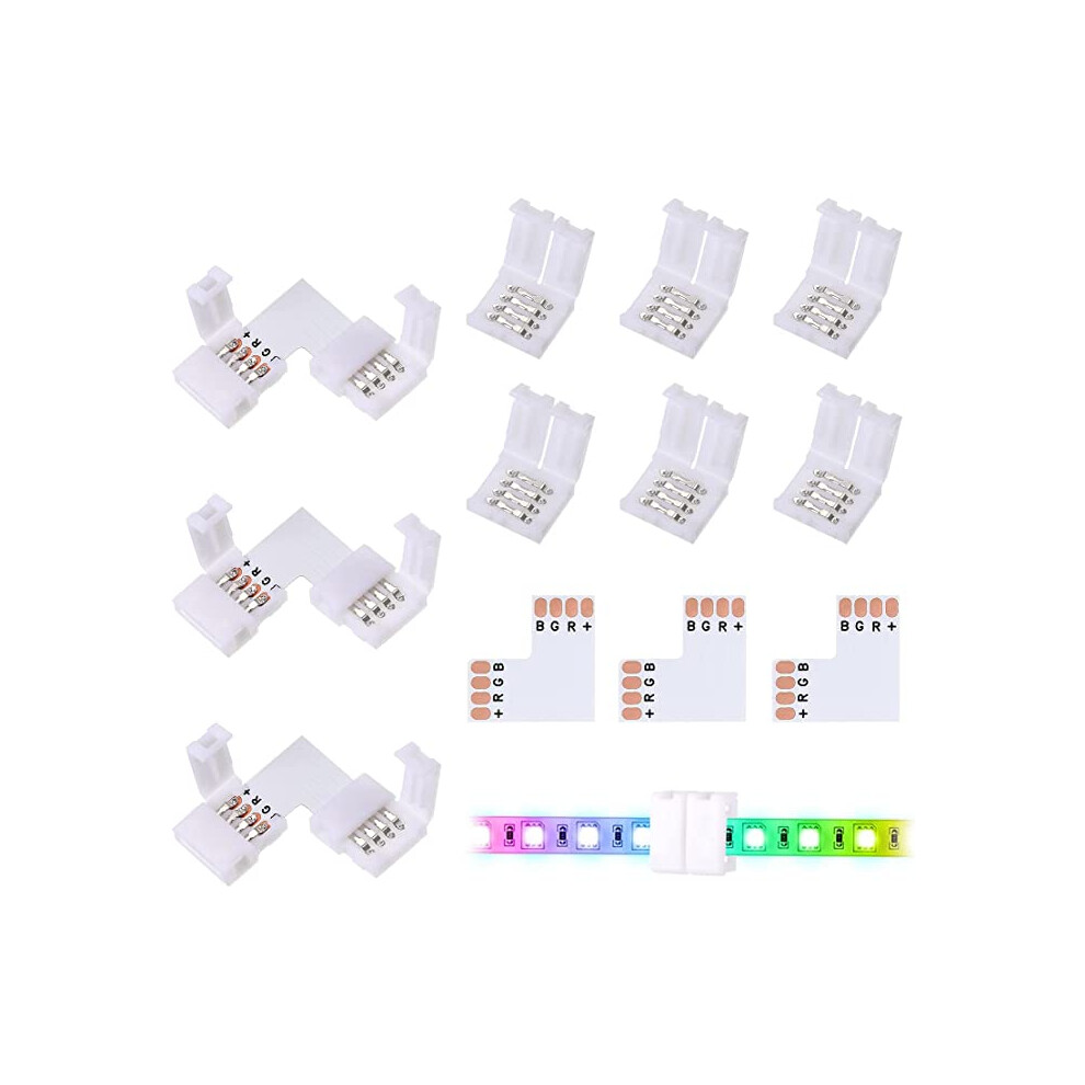 12 Pieces LED Strip Light Connector Professional Replacement Converter-image-OPC-PKJYQWD-NEW