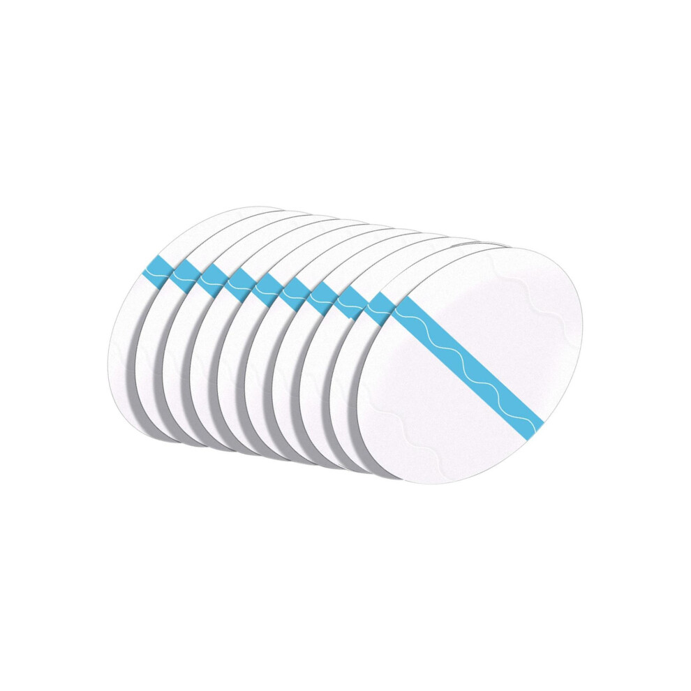 Set of 10 Clear Moisture-Wicking Thigh Tapes Sweat Absorbent Self