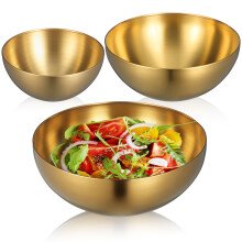 3-teilige -salatschüssel, tiefe portionierschüssel für haushalt