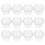 100Sets Multipurpose Thickened Dessert Cups Plastic Storage with Cover 10