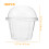 100Sets Multipurpose Thickened Dessert Cups Plastic Storage with Cover 2