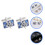 par de abotoaduras homem strass camisa terno fivela punho 4