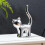 2 katzen-ringhalter tierform dekoschale für schmuck geschenkidee 11