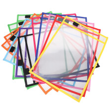12 wiederverwendbare whiteboard- , sortiert, mit stifteetui