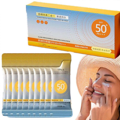 Portable Blocking Isolation Sunscreen Lotion - 50PCS Of 1g Each 1