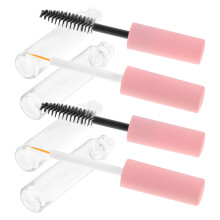 4 Pcs Mascara Tube Eyeliner Stick Lip Gloss Empty With Wand Travel