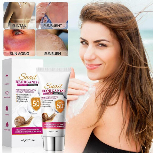 Snail Recombinant And Moisturizing Sunscreen 60g 1