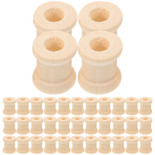 100 kleurrijke klosjes 13x15 mm, zandlopervorm, voor garen