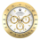 Rolex Daytona Style, Gold & White | Wall Clock 1