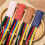 5 lesezeichen aus satinband für , schule 6