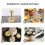 doppelseitiger holz- -stampfer und backform für mini-eierkuchen diy 9