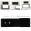 2Pièces Fixation Murale Clavier Noir Design Élégant 11