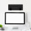 2Pièces Fixation Murale Clavier Noir Design Élégant 5