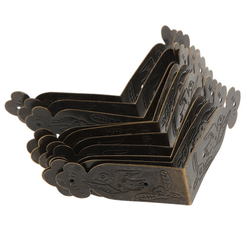10 uds. protector de para caja madera antigua estilo 2