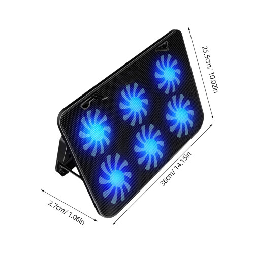 laptop mit 6 läufern kühlpad für gaming notebooks 1