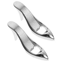 2 stücke flaschenöffner in high-heel-form, aluminiumlegierung