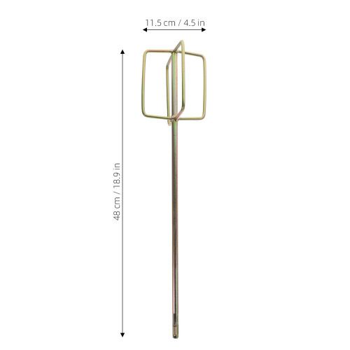 Concrete Mixing Rod Golden Alloy 2pcs 1