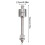 mini wasserstandsanzeiger vertikal 100 mm mit 2