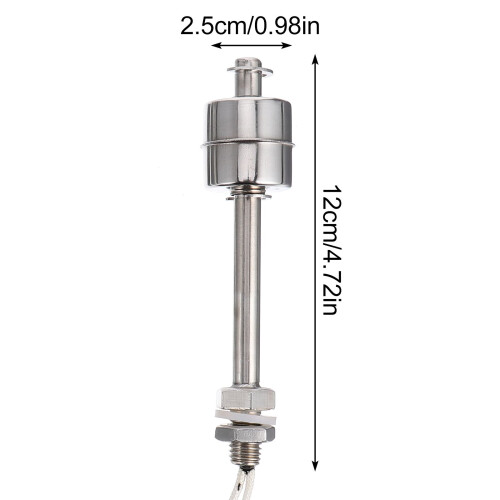 mini wasserstandsanzeiger vertikal 100 mm mit 1