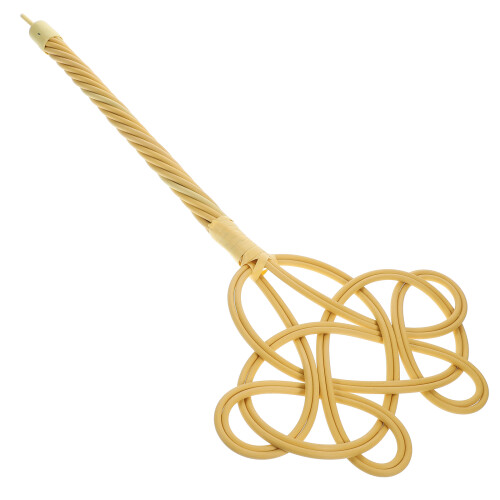 teppichklopfer aus kunstrattan mit für