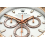 Rolex Daytona Style, Rose Gold & White | Wall Clock 3