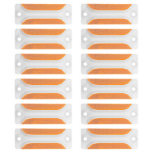 12 rechteckige tunnel-reflektoren 4,6 x 1,7 x 1,1 zoll