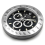 Rolex Daytona Style, Silver & Black | Wall Clock 2