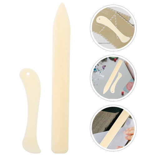 2 uds. herramienta plástico para doblar papel y 2