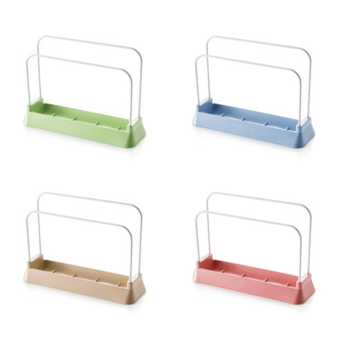acero inoxidable con soporte para tablas y verde