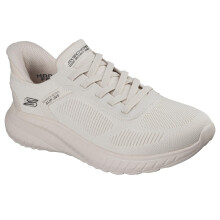 (Off White, 13) Skechers Slip-ins: Shoe For Men BOBS Sport Squad Chaos - Solid Step