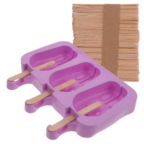 1set Creative Silicone Ice Cream Mold Rabbit Shape And Demold
