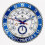 Rolex Yacht Master II, Silver & Blue | Wall Clock 1
